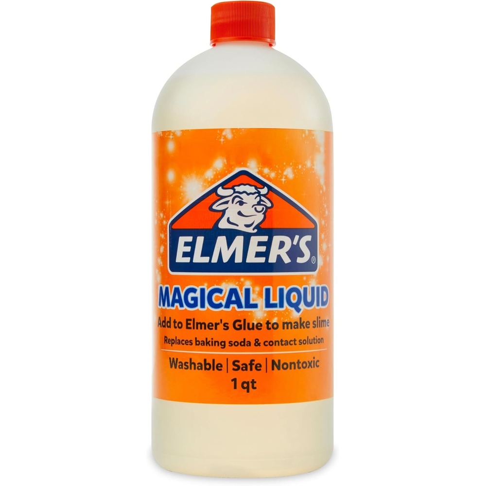 image:imageElmers Magical Liquid Slime Activator Solution Safe and Washable 1 Quart  Updated Formula for Double the Slime Output1 Quart