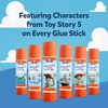 Elmer’s Disappearing Purple School Glue Sticks, Washable, 6 Grams, 12 Count – Arts & Crafts, Poster, Projects, Back to School, #1 Teacher Brand(12 Count – Toy Story Disappearing Purple)
