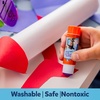 Elmer’s Disappearing Purple School Glue Sticks, Washable, 6 Grams, 12 Count – Arts & Crafts, Poster, Projects, Back to School, #1 Teacher Brand(12 Count – Toy Story Disappearing Purple)