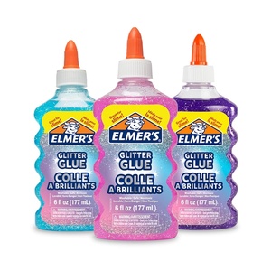 Elmer’s Liquid Glitter Glue, Assorted Colors, Blue, Pink, Purple – Arts & Crafts, Kids Activity, Creative Fun, #1 Teacher Brand(3 Count)