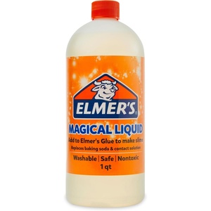 Elmer’s Magical Liquid, Slime Activator Solution, Safe and Washable, 1 Quart – Updated Formula for Double the Slime Output(1 Quart)