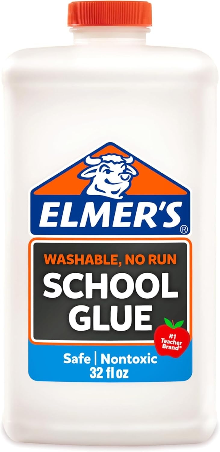image:imageElmers White Liquid School Glue 1 Gallon Safe Washable 1 Count 1 Teacher Brand Bulk Arts amp Crafts Projects Classroom Supplies Great for Making SlimeWhite