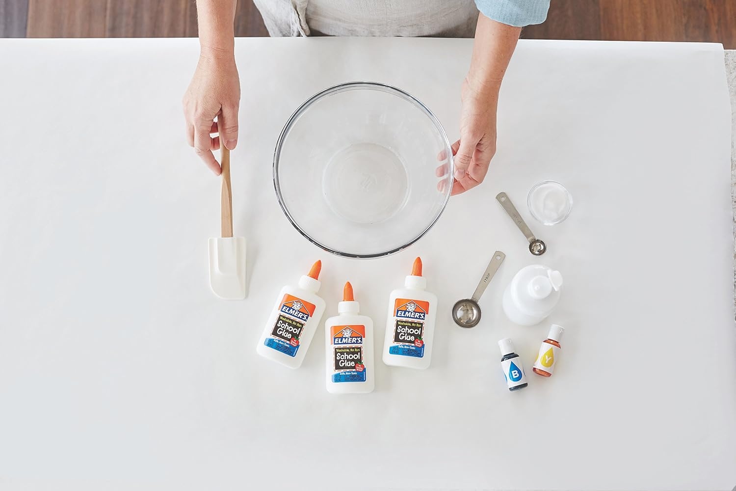 image:imageElmers White Liquid School Glue 1 Gallon Safe Washable 1 Count 1 Teacher Brand Bulk Arts amp Crafts Projects Classroom Supplies Great for Making SlimeWhite