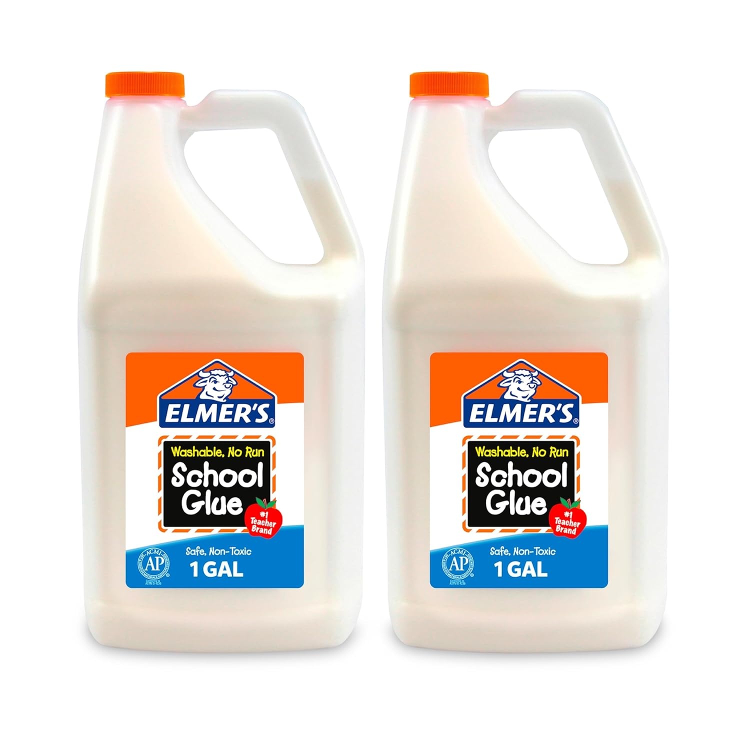 image:imageElmers White Liquid School Glue 1 Gallon Safe Washable 1 Count 1 Teacher Brand Bulk Arts amp Crafts Projects Classroom Supplies Great for Making SlimeWhite