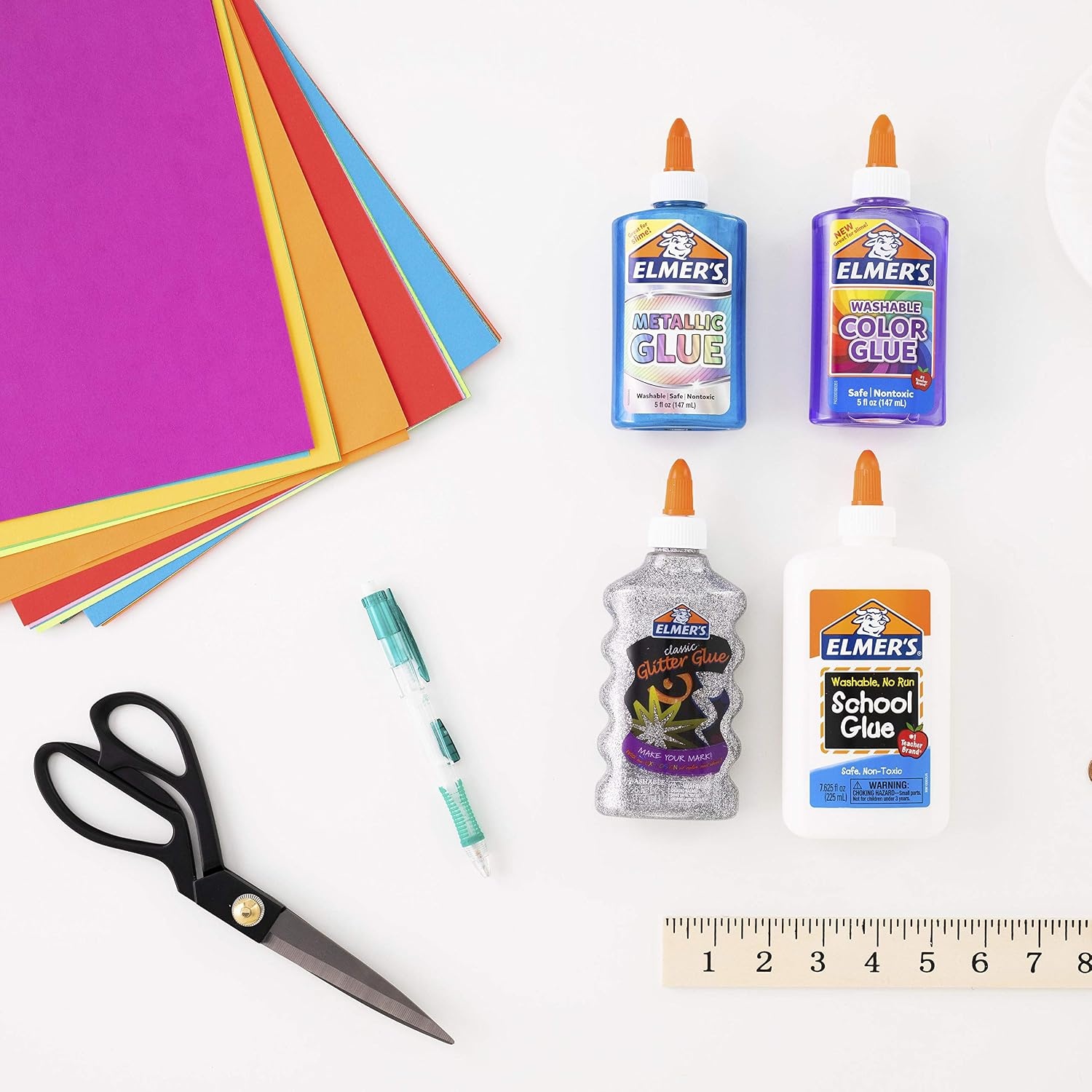 image:imageElmers White Liquid School Glue 1 Gallon Safe Washable 1 Count 1 Teacher Brand Bulk Arts amp Crafts Projects Classroom Supplies Great for Making SlimeWhite