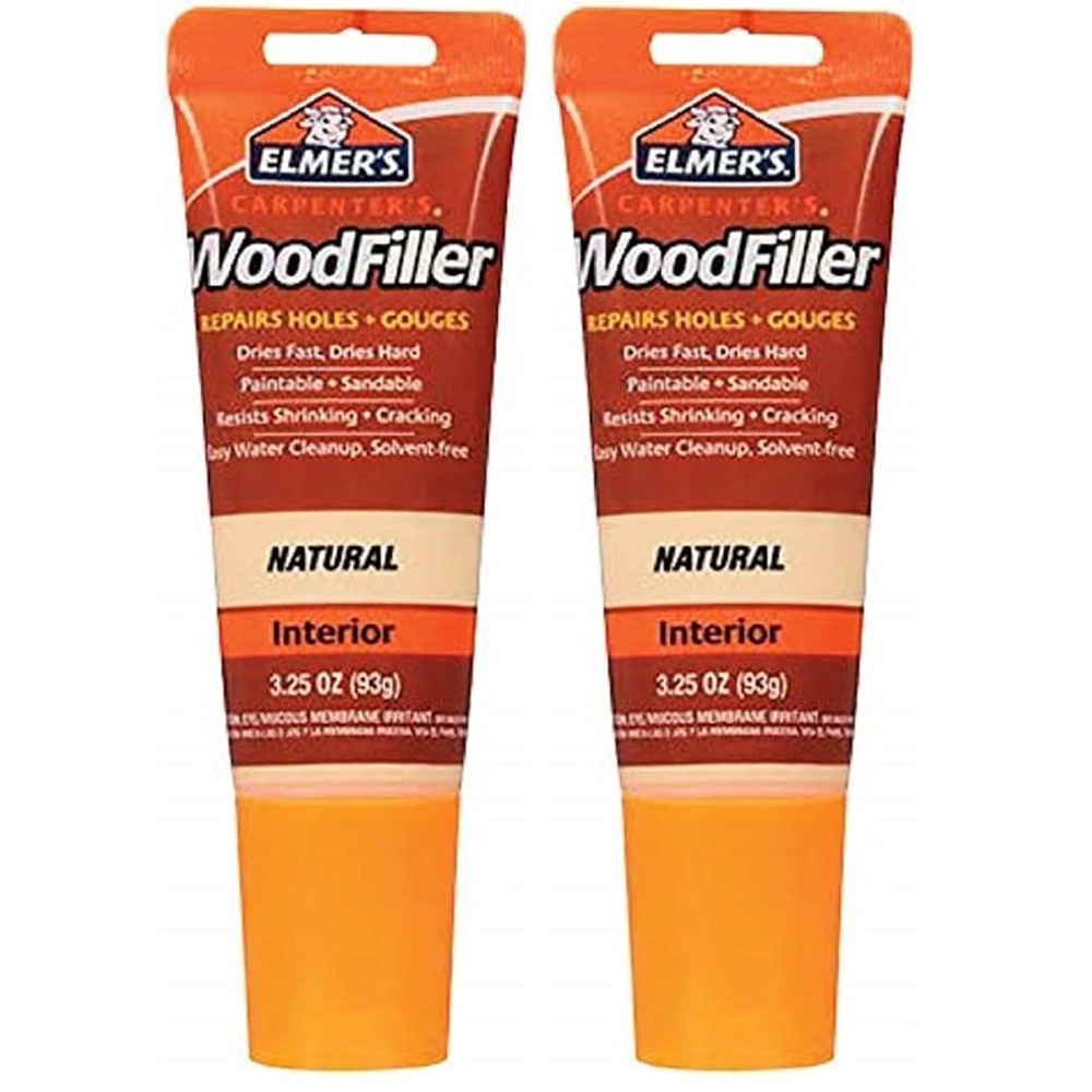 image:imageElmers E855 Carpenters Wood Filler 325Ounce Tube White 325ounce Tube325 oz Pack of 2