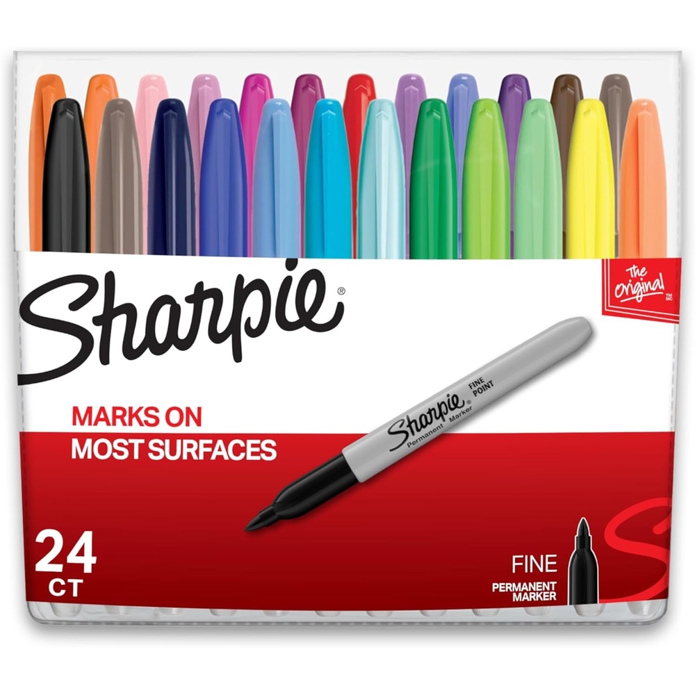 image:imageSharpie Permanent Markers Toy Story 5 Packaging Assorted Fine Point 12 Count24 Count  Assorted