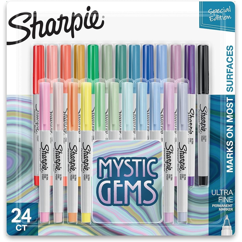 image:imageSharpie Permanent Markers Toy Story 5 Packaging Assorted Fine Point 24 CountMystic Gems