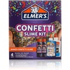 Elmer’s Butter Slime Kit, Includes Glow in the Dark Glue, Glitter Glue, Slime Activator, 4 Count – Kids Activity, Creative Fun, Arts & Crafts(Confetti Slime Kit)
