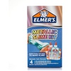 Elmer’s Butter Slime Kit, Includes Glow in the Dark Glue, Glitter Glue, Slime Activator, 4 Count – Kids Activity, Creative Fun, Arts & Crafts(Metalllic Kit)