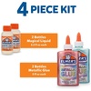 Elmer’s Butter Slime Kit, Includes Glow in the Dark Glue, Glitter Glue, Slime Activator, 4 Count – Kids Activity, Creative Fun, Arts & Crafts(Metalllic Kit)