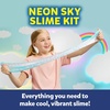 Elmer’s Butter Slime Kit, Includes Glow in the Dark Glue, Glitter Glue, Slime Activator, 4 Count – Kids Activity, Creative Fun, Arts & Crafts(Neon Sky Slime Kit)
