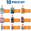 Elmer’s Fruity Fusion Slime Kit, Includes Elmer’s Clear Glue, Magical Liquid Slime Activator, Clay Color Pigments, Scents, Mixing Bowl, Spoon, 20 Piece Kit(Celebration Slime Kit)