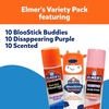 Elmer’s Glue Sticks Variety Pack, Featuring BlooStick Buddies, Disappearing Purple, and Scented Glue Sticks, Assorted, 6 Grams, 30 Count – Arts & Crafts, Fun Classroom Supplies, #1 Teacher Brand(30 Count Variety Pack)