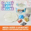 Elmer’s Gue Premade Slime, Glassy Clear 3 Lb. Bucket – Includes 5 Sets of Slime Add-ins(Glassy Clear)