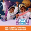 Elmer’s Gue Premade Slime, Glassy Clear 3 Lb. Bucket – Includes 5 Sets of Slime Add-ins(Space Adventure)