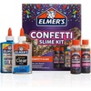 Elmer’s Butter Slime Kit, Includes Glow in the Dark Glue, Glitter Glue, Slime Activator, 4 Count – Kids Activity, Creative Fun, Arts & Crafts(Confetti Slime Kit)