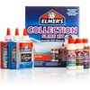 Elmer’s Collection Slime Kit, Washable, Nontoxic, 6 Count – Includes Metallic, Clear, Colored Glue, Magical Liquid Slime Activators(Slime Kit)