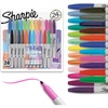 Sharpie Permanent Markers, Toy Story 5 Packaging, Assorted, Fine Point, 24 Count(Electro Pop)
