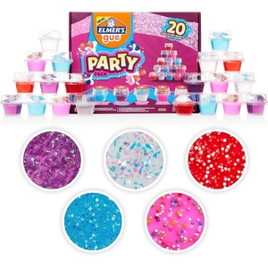 Elmer’s Color Wheel Slime Kit, Includes Premade Slime, Clay Color Pigments, Scents, Sheet Labels, 24 Piece Kit – Arts & Crafts, Kids DIY Fun, Summer Activity(Party Pack (20 ct Mini Jars))