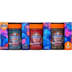 Elmer’s Gue Premade Slime Kit, Unicorn Dream, Includes Fun Unique Add-Ins, Variety Pack, 3 Count(Cosmic Shimmer)