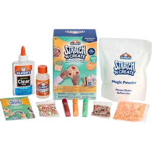 Elmer’s Stretch ‘N Create Dough Kit, 3 Ways to Play, Personalization Kit, 16 Piece Kit – Kids Activity, Creative Fun, Arts & Crafts(Snack Shack Kit- 9 ct.)