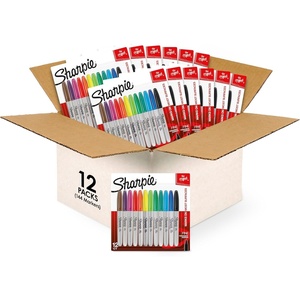 Sharpie Permanent Markers, Toy Story 5 Packaging, Assorted, Fine Point, 12 Count(144 Count – Assorted)