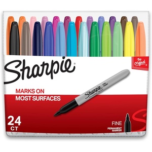 Sharpie Permanent Markers, Toy Story 5 Packaging, Assorted, Fine Point, 12 Count(24 Count – Assorted)