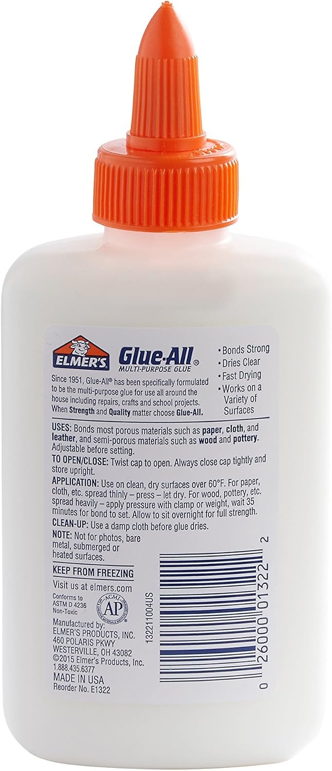 image:imageElmers GlueAll MultiPurpose Liquid Glue 4oz 12 Count 1 Teacher Brand Arts amp Crafts NonToxic4 Oz 12count