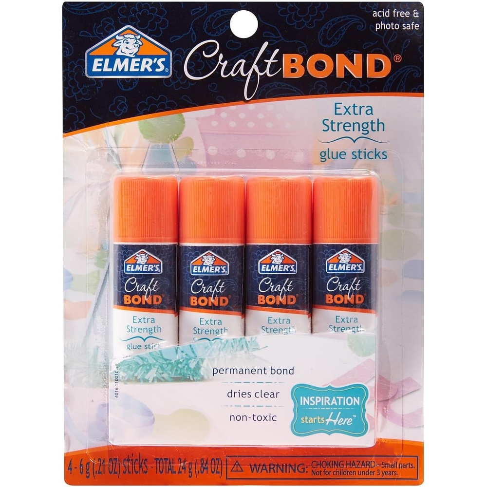 image:imageElmers CraftBond Extra Strength Glue Sticks 6 Grams 4 CountExtra Strength