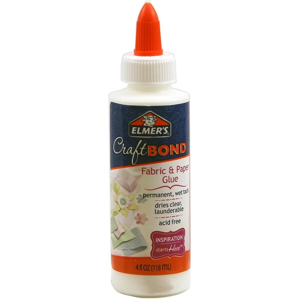 image:imageElmers E431 Craft Bond Fabric and Paper Glue 4 oz Clear