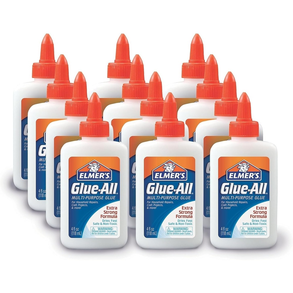 image:imageElmers GlueAll MultiPurpose Liquid Glue 4oz 12 Count 1 Teacher Brand Arts amp Crafts NonToxic4 Oz 12count