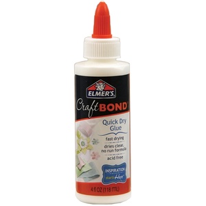 ELMERS Craftbond Quick Dry Glue, 4 Oz (E6001)(4 oz)